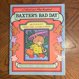Vintage Read and Play Storybook | Baxter's Bad Day | 1983